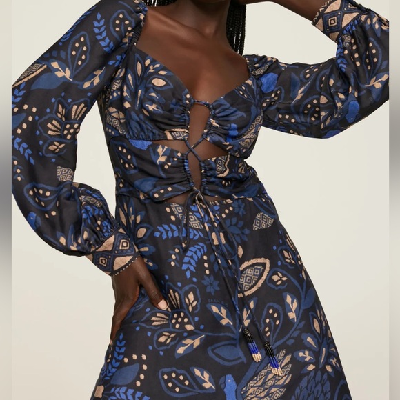 NWT Farm Rio Macaw Forest Dress size S Small Gorgeous just not my size - Picture 2 of 7